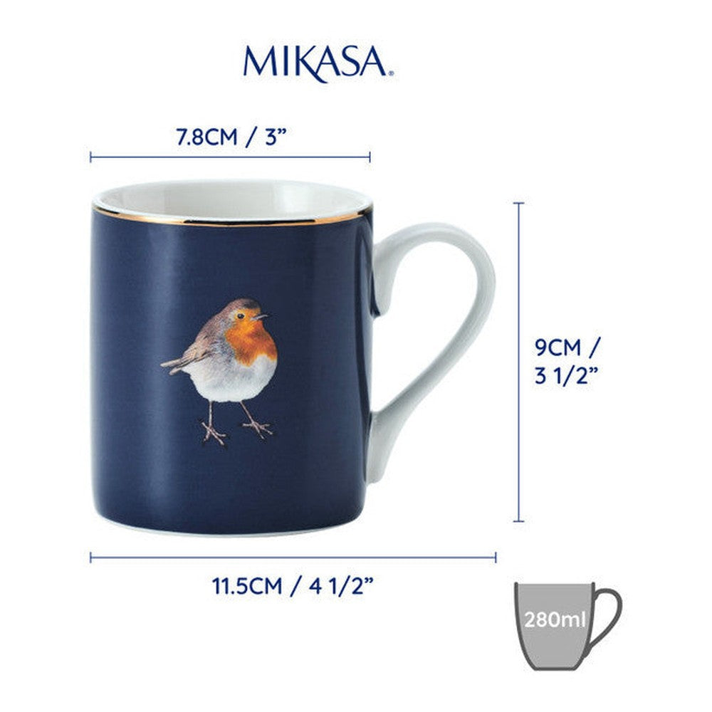 Kubek porcelanowy Rudzik Mikasa – 280 ml – zdjęcie 7
