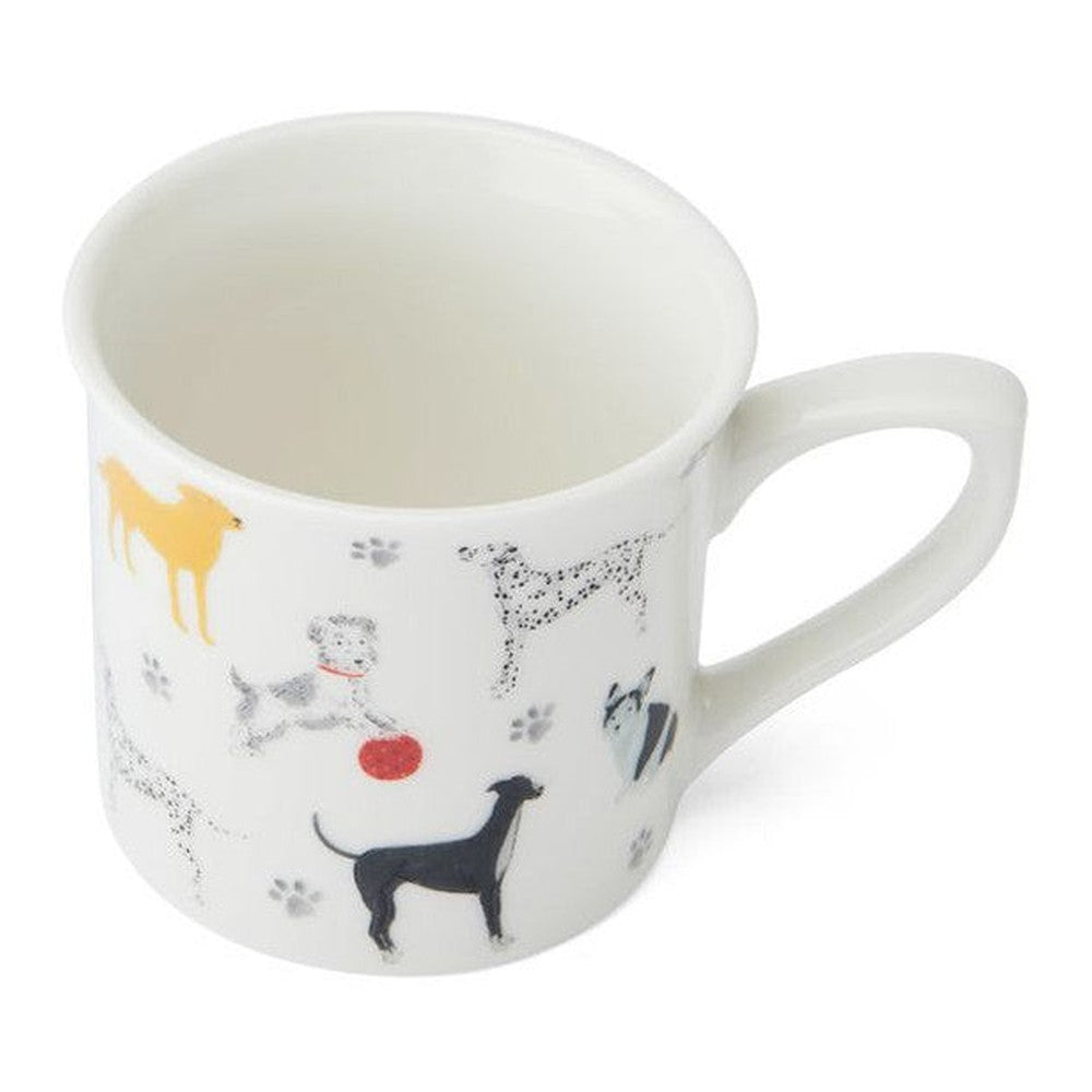 Kubek porcelanowy Ryflowany Psy Mikasa – 250 ml, zestaw 4 szt. – zdjęcie 2