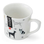 Kubek porcelanowy Ryflowany Psy Mikasa – 250 ml, zestaw 4 szt. – zdjęcie 8