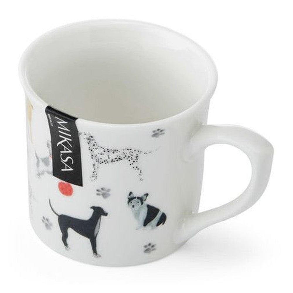 Kubek porcelanowy Ryflowany Psy Mikasa – 250 ml, zestaw 4 szt. – zdjęcie 8