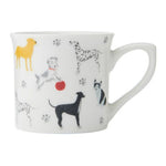 Kubek porcelanowy Ryflowany Psy Mikasa – 250 ml, zestaw 4 szt.