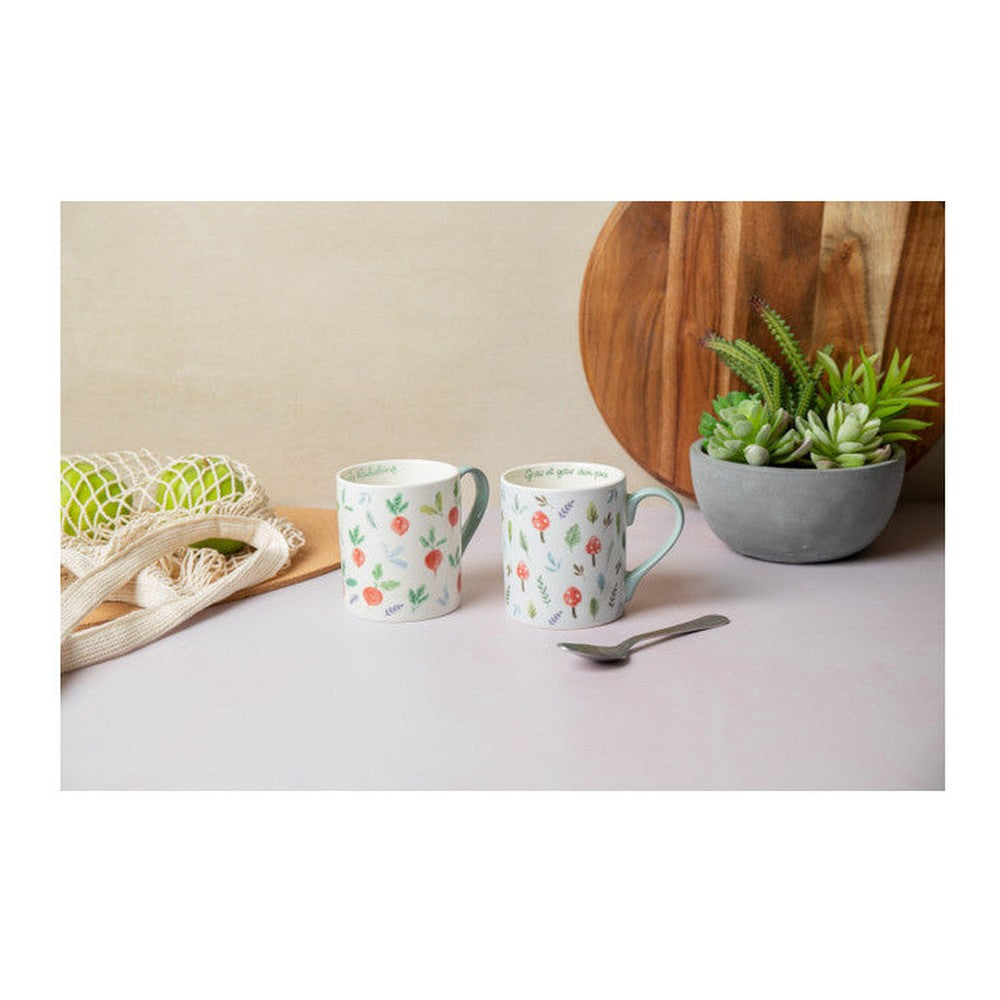Kubek porcelanowy Rzodkiewki Mikasa – 280 ml – zdjęcie 3