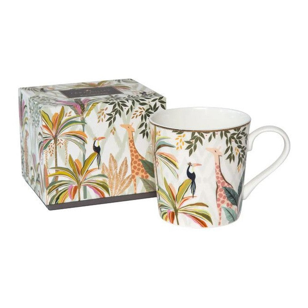 Kubek porcelanowy Sara Miller London Portmeirion – Dżungla, 340 ml – zdjęcie 2