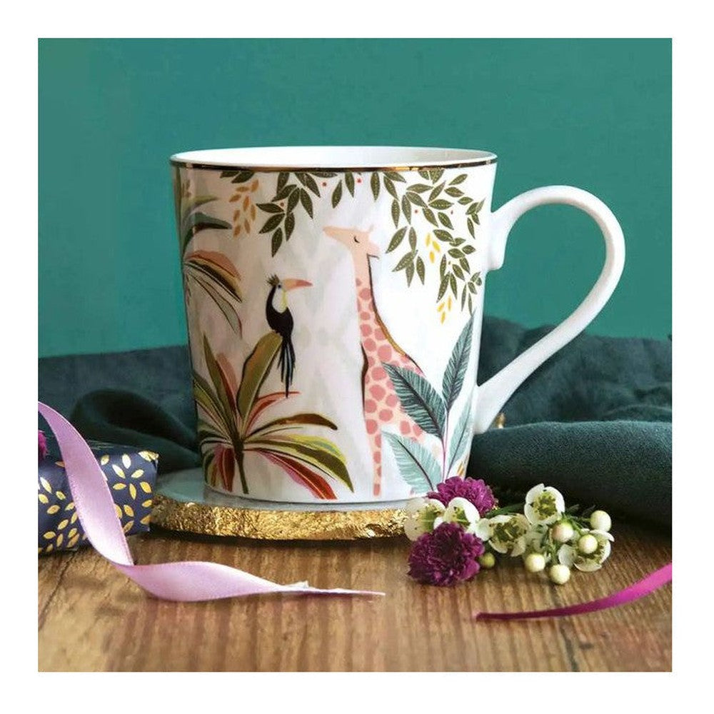 Kubek porcelanowy Sara Miller London Portmeirion – Dżungla, 340 ml – zdjęcie 3