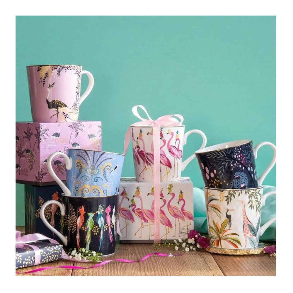 Kubek porcelanowy Sara Miller London Portmeirion – Kakadu, 340 ml – zdjęcie 4