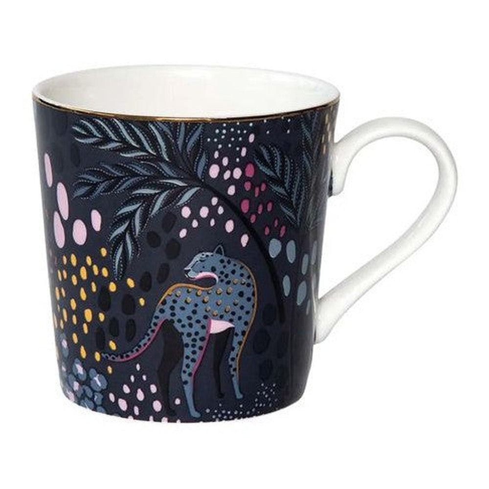 Kubek porcelanowy Sara Miller London Portmeirion – Lampart, 340 ml