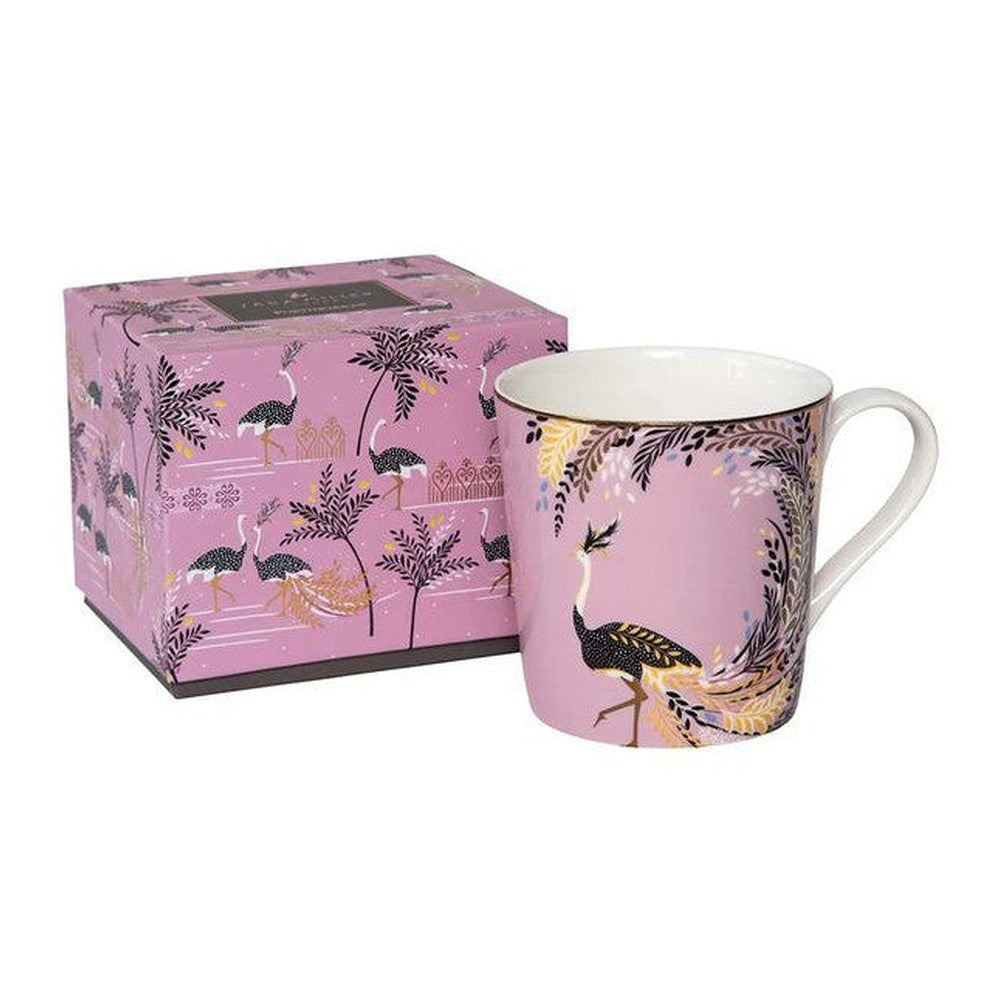 Kubek porcelanowy Sara Miller London Portmeirion – Struś, 340 ml – zdjęcie 2