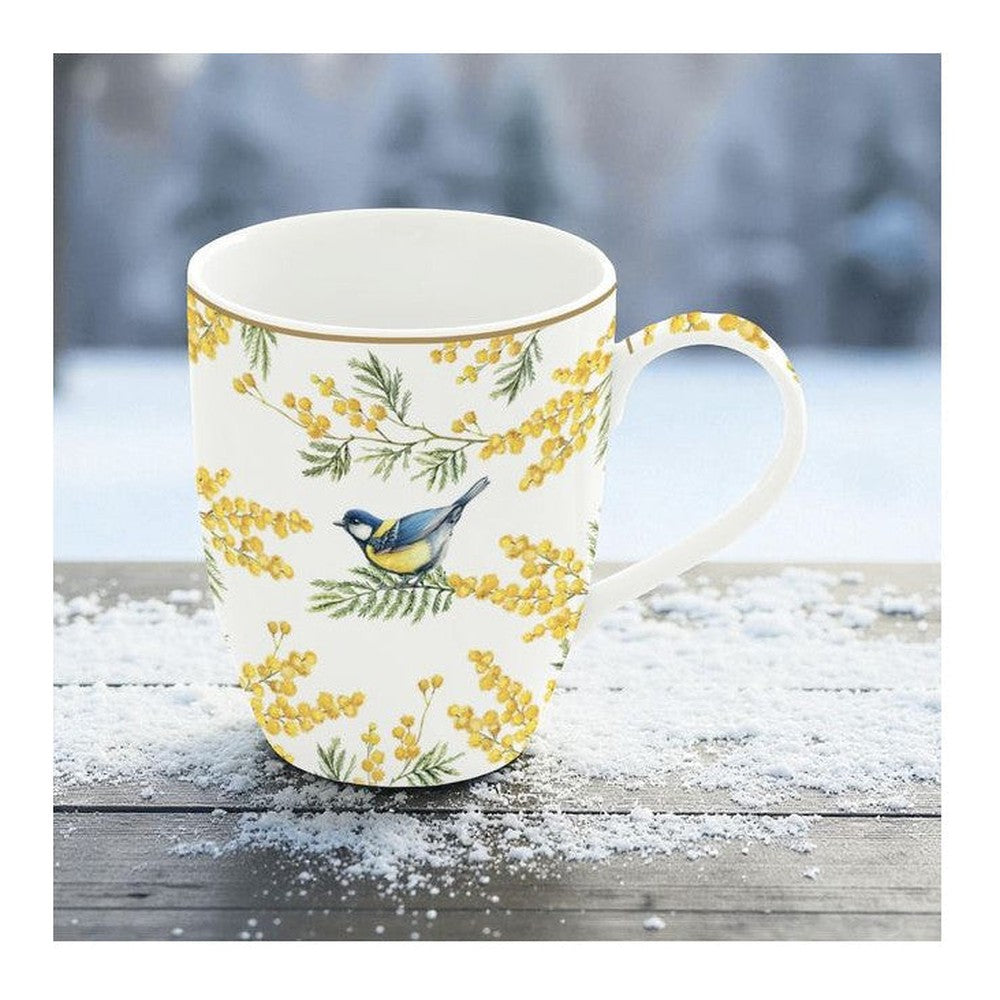Kubek porcelanowy Sikorka Mimosa Easy Life 370 ml – zdjęcie 2