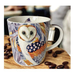 Kubek porcelanowy Sowa Bogini Ateny PPD – wielokolorowy 350 ml – zdjęcie 2