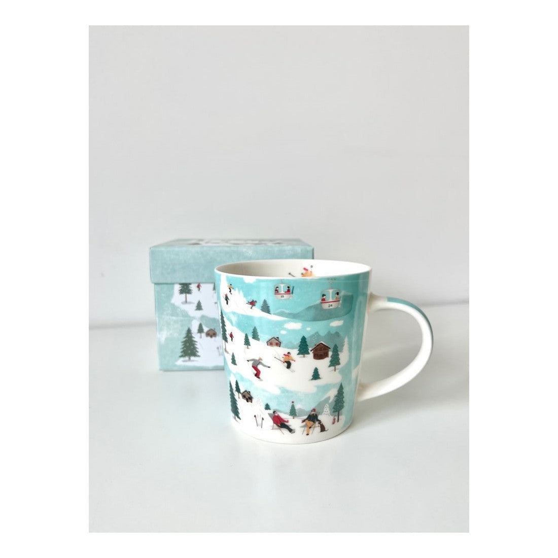 Kubek porcelanowy „St. Moritz” PPD – wielokolorowy 350 ml – zdjęcie 4