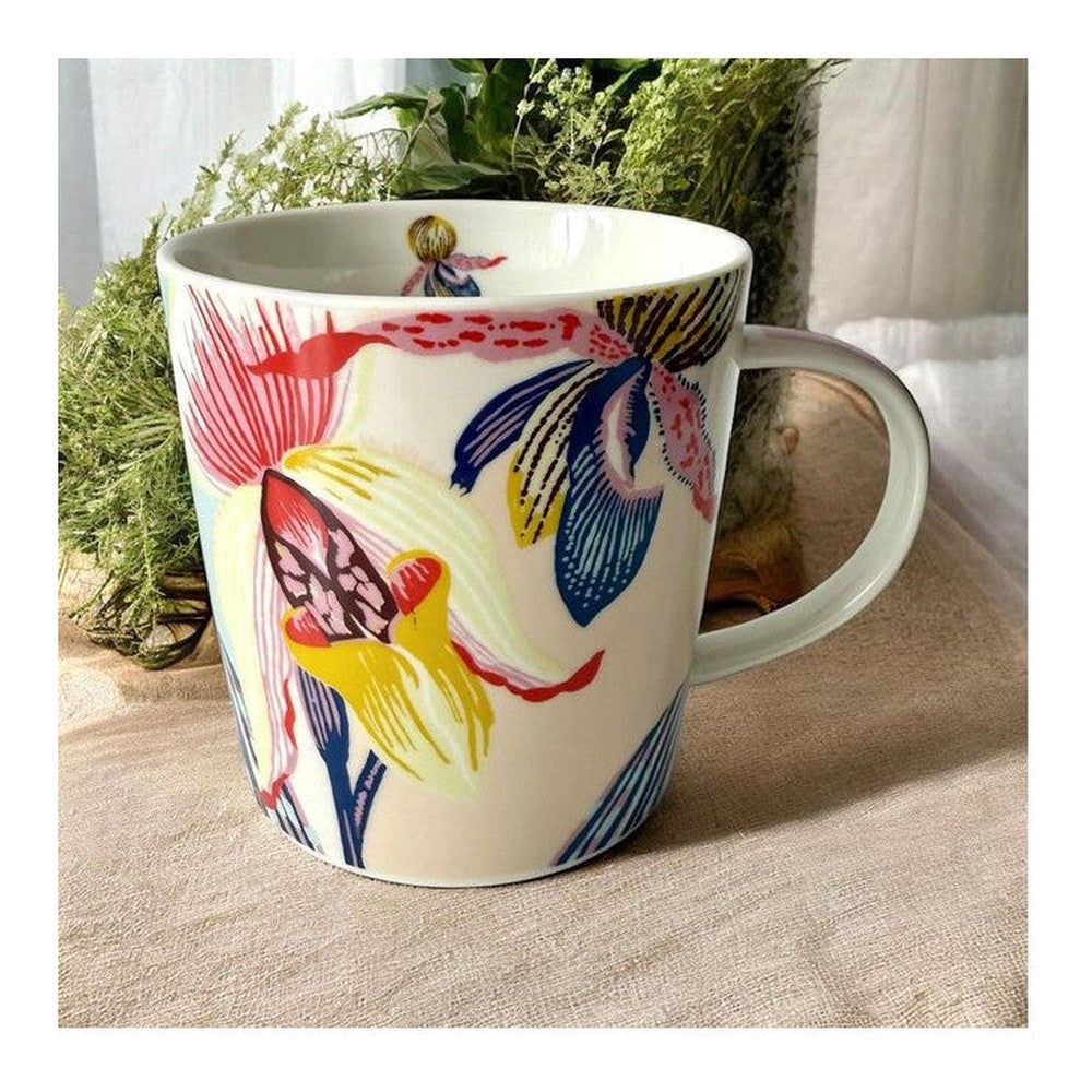 Kubek porcelanowy Storczyki PPD – w ozdobnym pudełku, 350 ml – zdjęcie 3