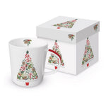 Kubek porcelanowy „Świąteczne Pozdrowienia” PPD – biały 350 ml