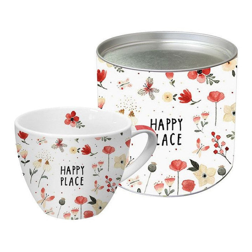 Kubek porcelanowy „Szczęśliwe Miejsce” PPD – w puszce, 450 ml