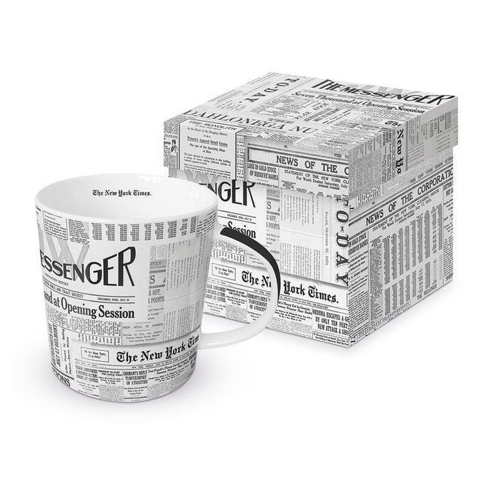 Kubek porcelanowy Wiadomości PPD – w ozdobnym pudełku, 350 ml
