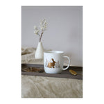 Kubek porcelanowy Wielkanocny Złoty Zając PPD – biało-złoty 400 ml – zdjęcie 2