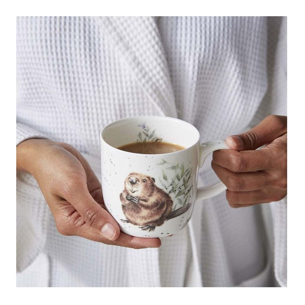 Kubek porcelanowy Wrendale Designs Royal Worcester – bóbr, 310 ml – zdjęcie 6