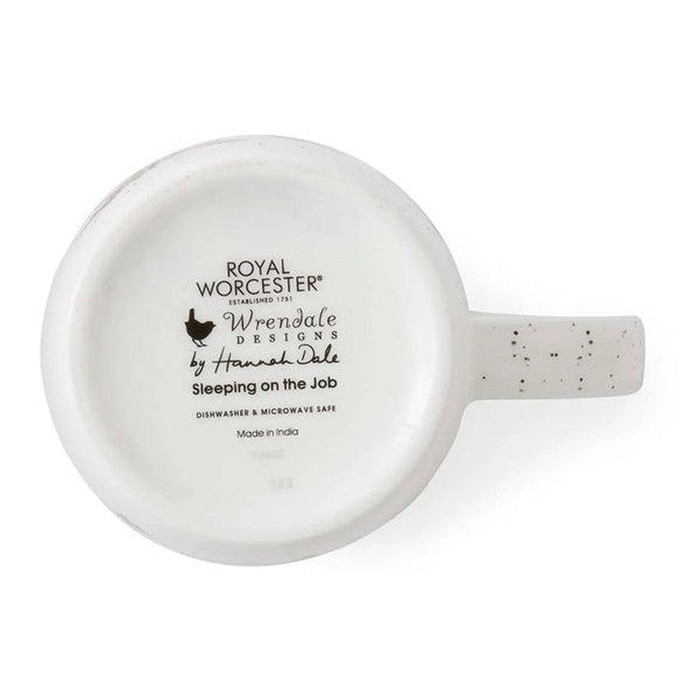 Kubek porcelanowy Wrendale Designs Royal Worcester – drzemiący pies i króliki, 310 ml – zdjęcie 4