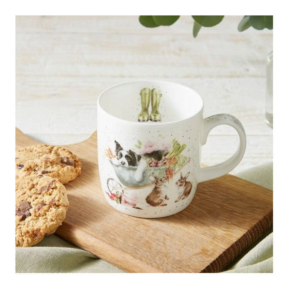 Kubek porcelanowy Wrendale Designs Royal Worcester – drzemiący pies i króliki, 310 ml – zdjęcie 6