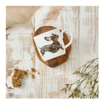 Kubek porcelanowy Wrendale Designs Royal Worcester – jamnik, 310 ml – zdjęcie 2