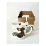 Kubek porcelanowy Wrendale Designs Royal Worcester – jamnik, 310 ml – zdjęcie 6