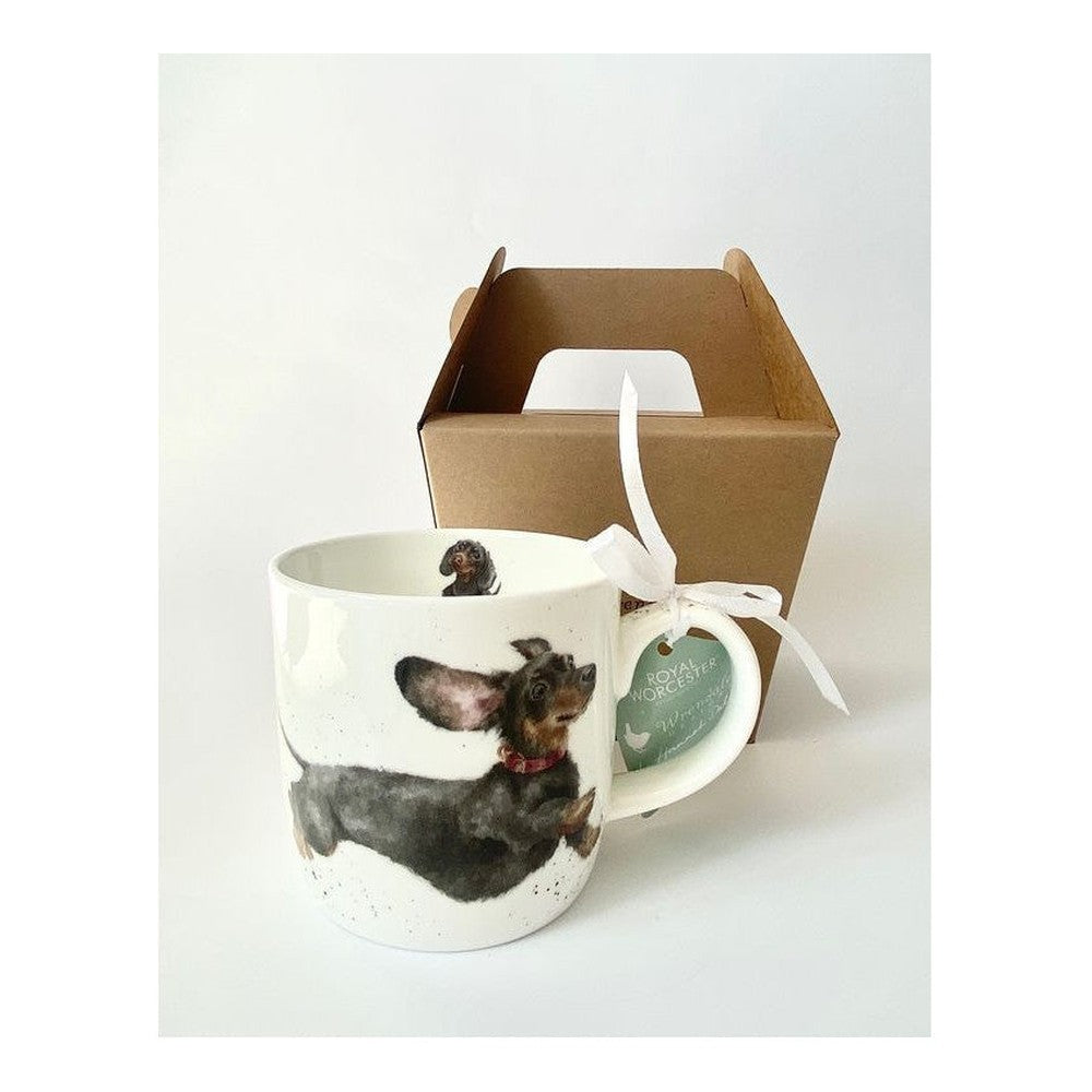 Kubek porcelanowy Wrendale Designs Royal Worcester – jamnik, 310 ml – zdjęcie 6
