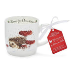 Kubek porcelanowy Wrendale Designs Royal Worcester – jeż i muchomory, 310 ml