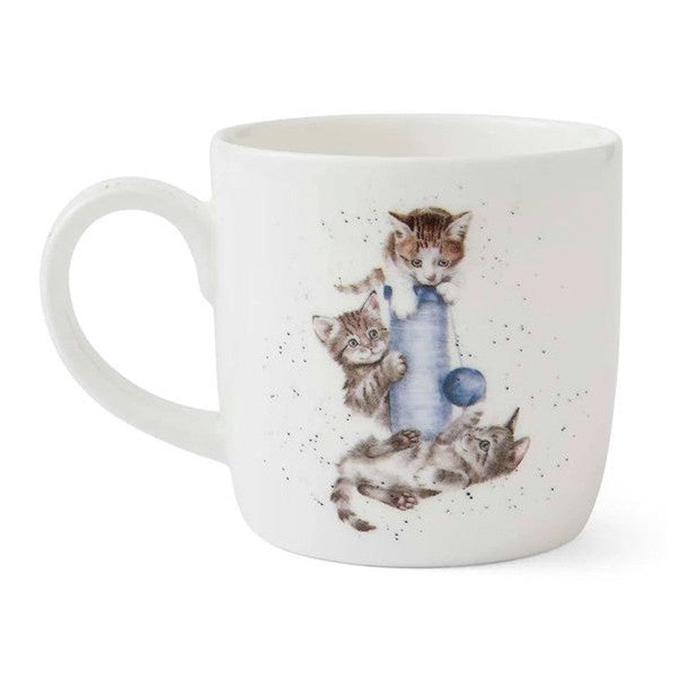 Kubek porcelanowy Wrendale Designs Royal Worcester – kotki na różowym fotelu, 310 ml – zdjęcie 3