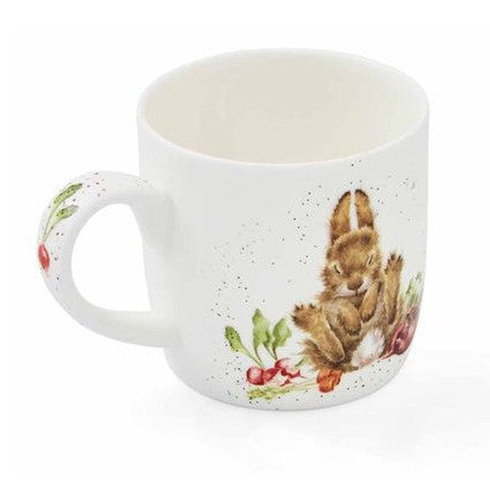 Kubek porcelanowy Wrendale Designs Royal Worcester – królik w warzywniaku, 310 ml – zdjęcie 2