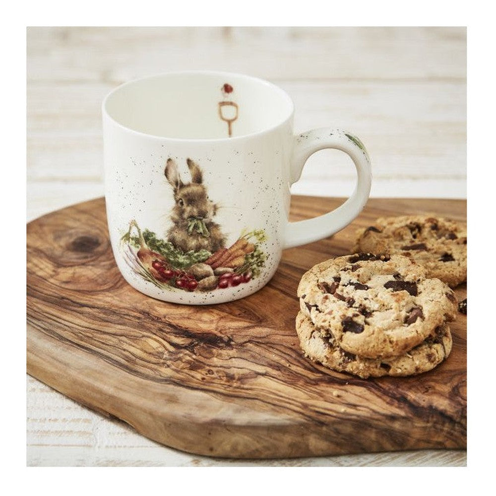 Kubek porcelanowy Wrendale Designs Royal Worcester – królik w warzywniaku, 310 ml – zdjęcie 5