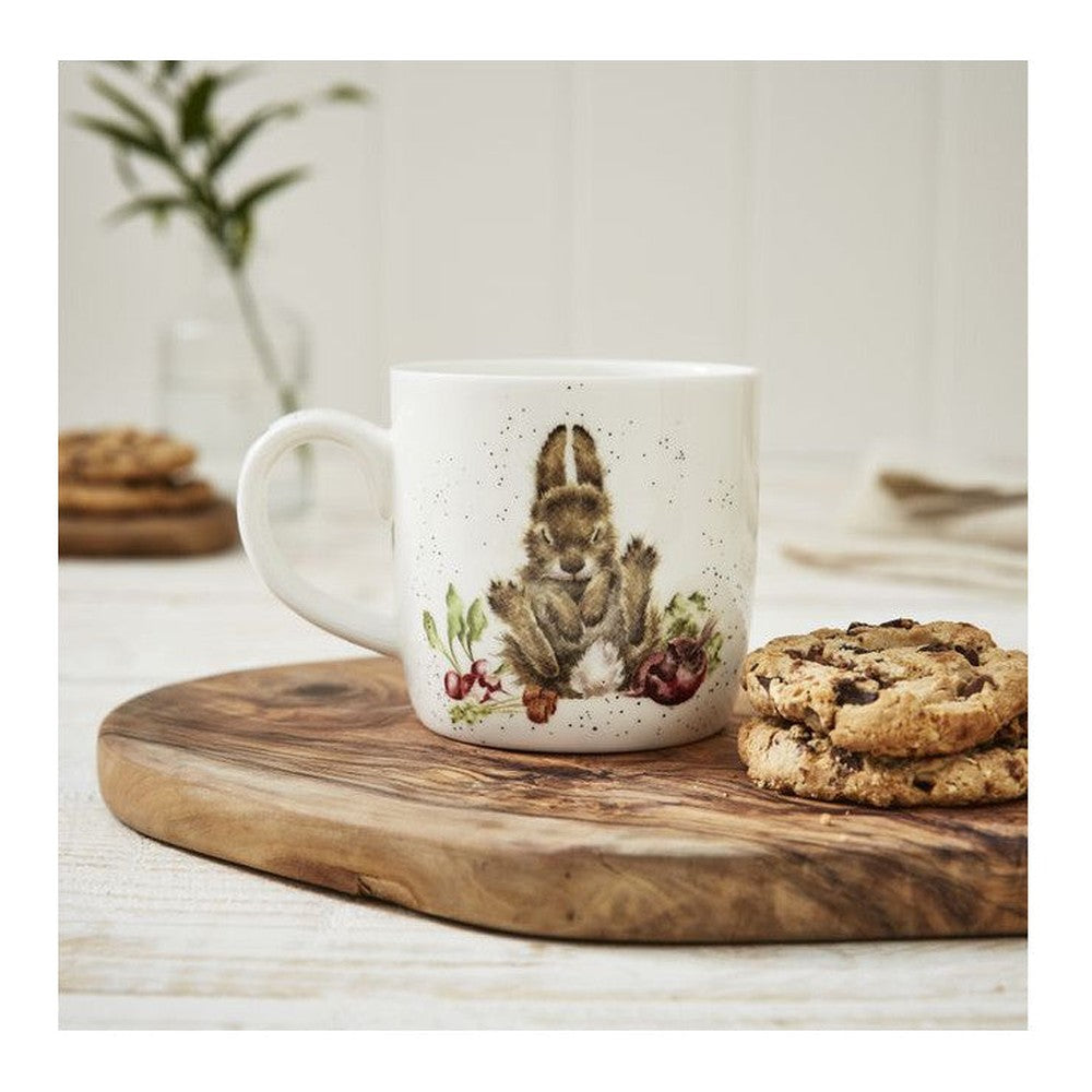 Kubek porcelanowy Wrendale Designs Royal Worcester – królik w warzywniaku, 310 ml – zdjęcie 7