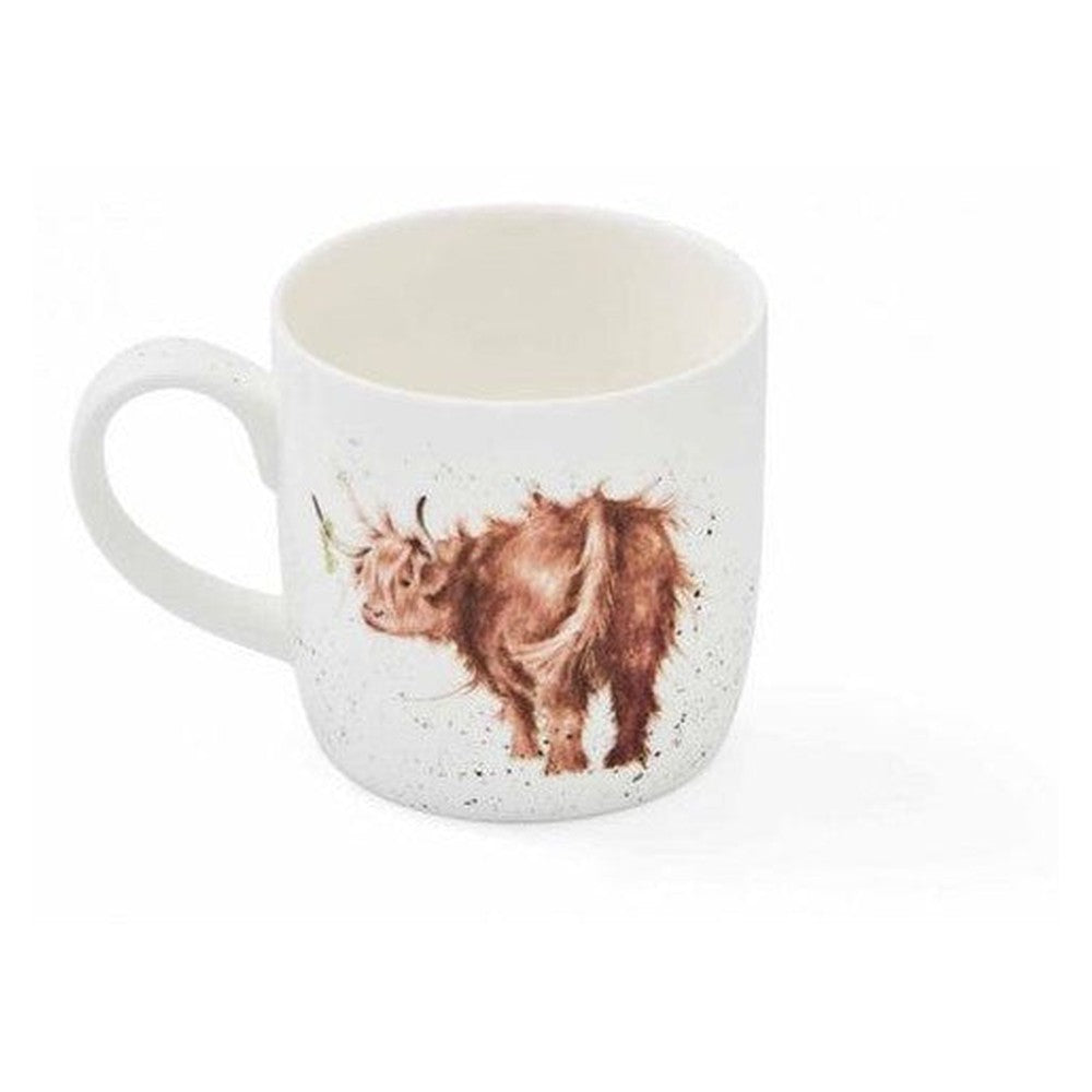 Kubek porcelanowy Wrendale Designs Royal Worcester – krowa rasy highland, 310 ml – zdjęcie 4