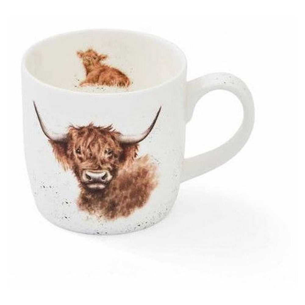 Kubek porcelanowy Wrendale Designs Royal Worcester – krowa rasy highland, 310 ml – zdjęcie 6
