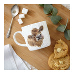 Kubek porcelanowy Wrendale Designs Royal Worcester – krowy, 310 ml – zdjęcie 4