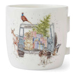 Kubek porcelanowy Wrendale Designs Royal Worcester – magia świąt, 310 ml – zdjęcie 2
