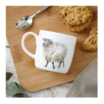 Kubek porcelanowy Wrendale Designs Royal Worcester – owieczki, 310 ml – zdjęcie 3