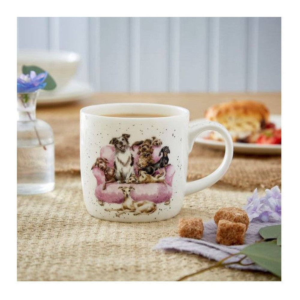 Kubek porcelanowy Wrendale Designs Royal Worcester – pieski, 310 ml – zdjęcie 2