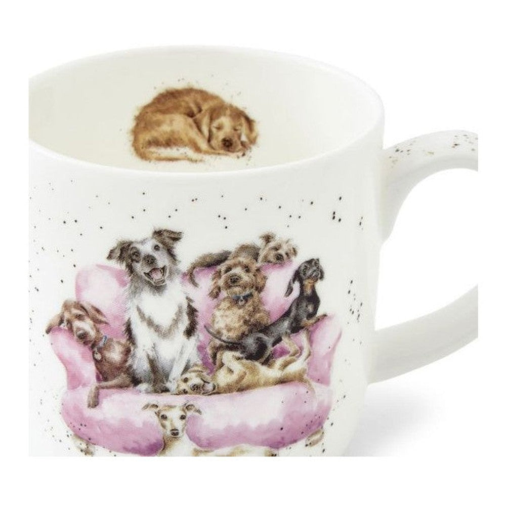 Kubek porcelanowy Wrendale Designs Royal Worcester – pieski, 310 ml – zdjęcie 3