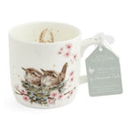 Kubek porcelanowy Wrendale Designs Royal Worcester – pisklaki, 310 ml