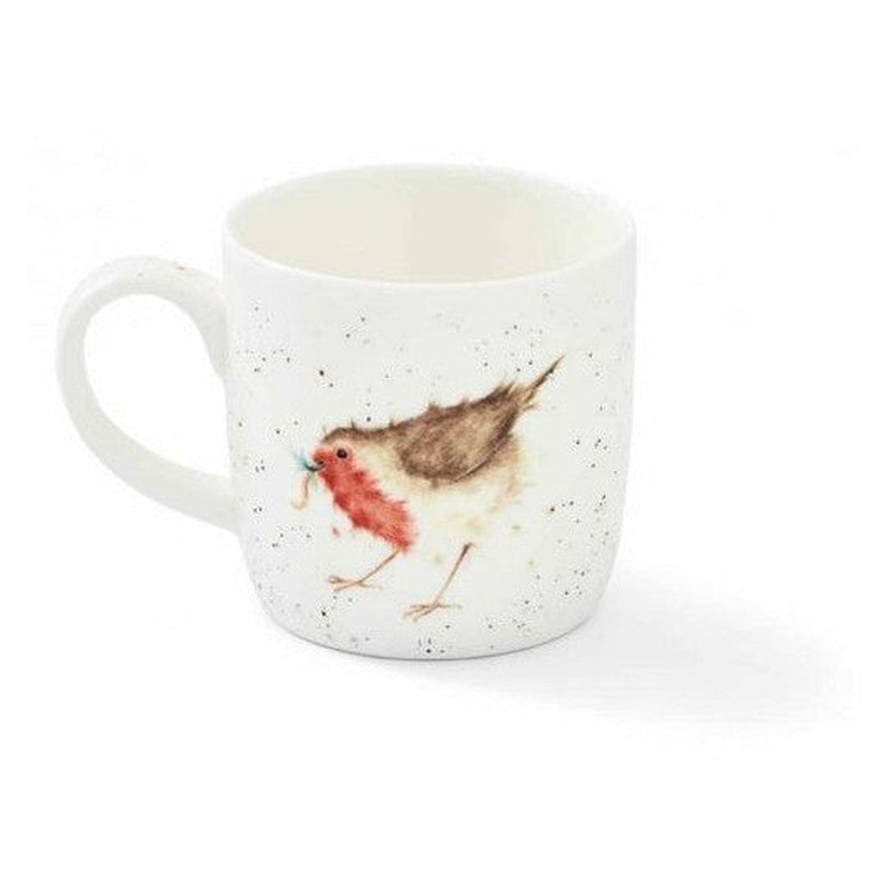 Kubek porcelanowy Wrendale Designs Royal Worcester – ptaszek rudzik, 310 ml – zdjęcie 3