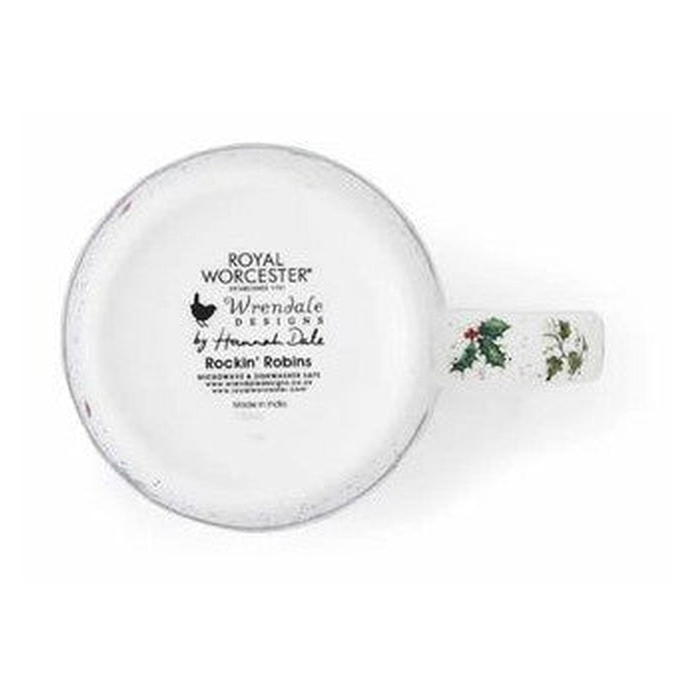 Kubek porcelanowy Wrendale Designs Royal Worcester – ptaszki rudziki, 310 ml – zdjęcie 3