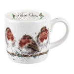 Kubek porcelanowy Wrendale Designs Royal Worcester – ptaszki rudziki, 310 ml – zdjęcie 5