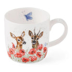 Kubek porcelanowy Wrendale Designs Royal Worcester – sarenka i jelonek, 310 ml – zdjęcie 7