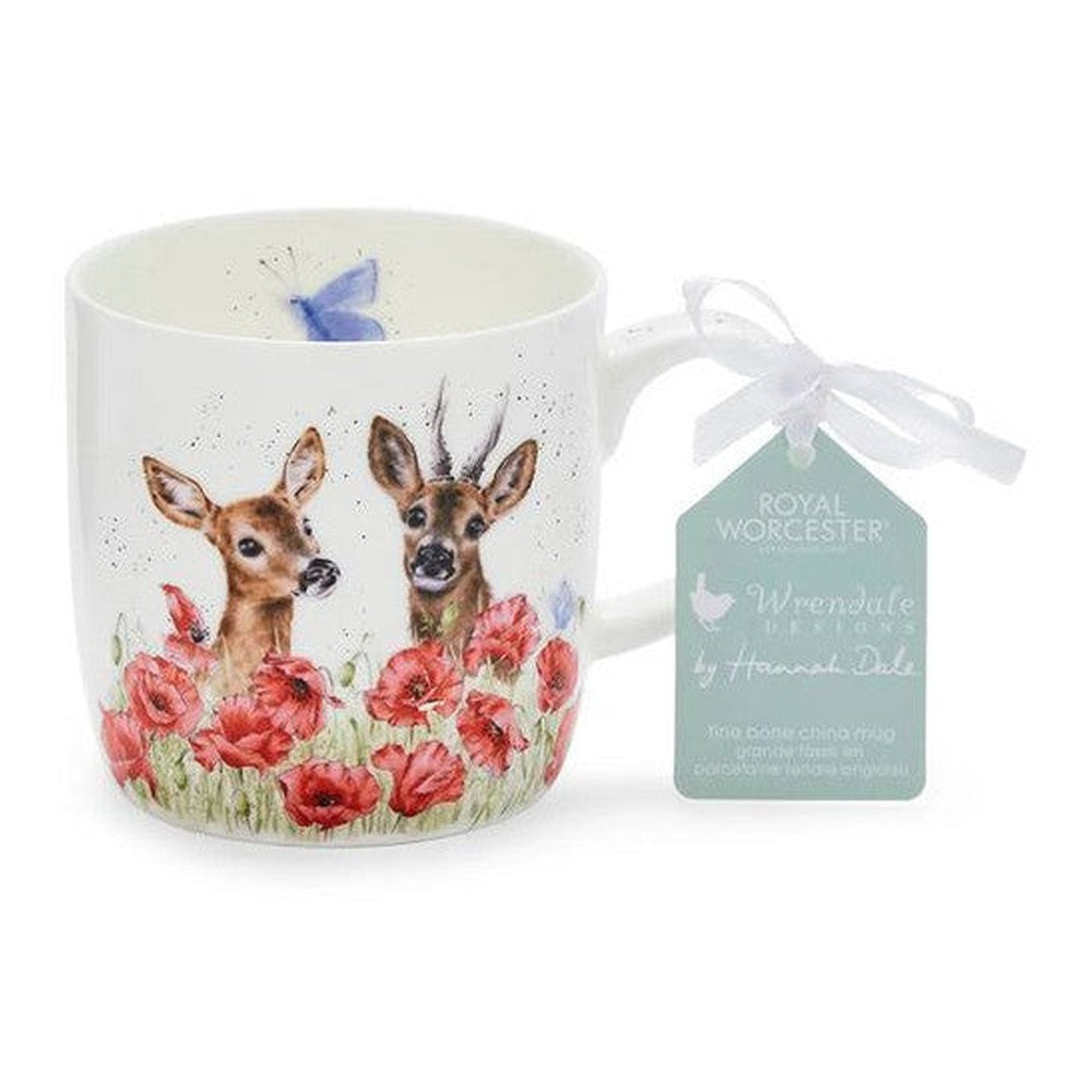 Kubek porcelanowy Wrendale Designs Royal Worcester – sarenka i jelonek, 310 ml – zdjęcie 8