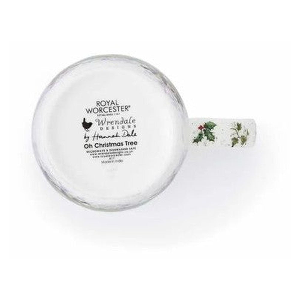 Kubek porcelanowy Wrendale Designs Royal Worcester – świąteczna choinka, 310 ml – zdjęcie 2