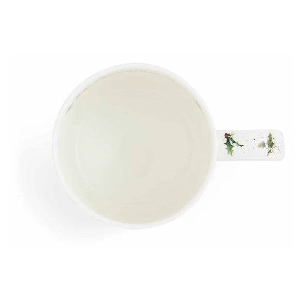 Kubek porcelanowy Wrendale Designs Royal Worcester – świąteczna choinka, 310 ml – zdjęcie 3
