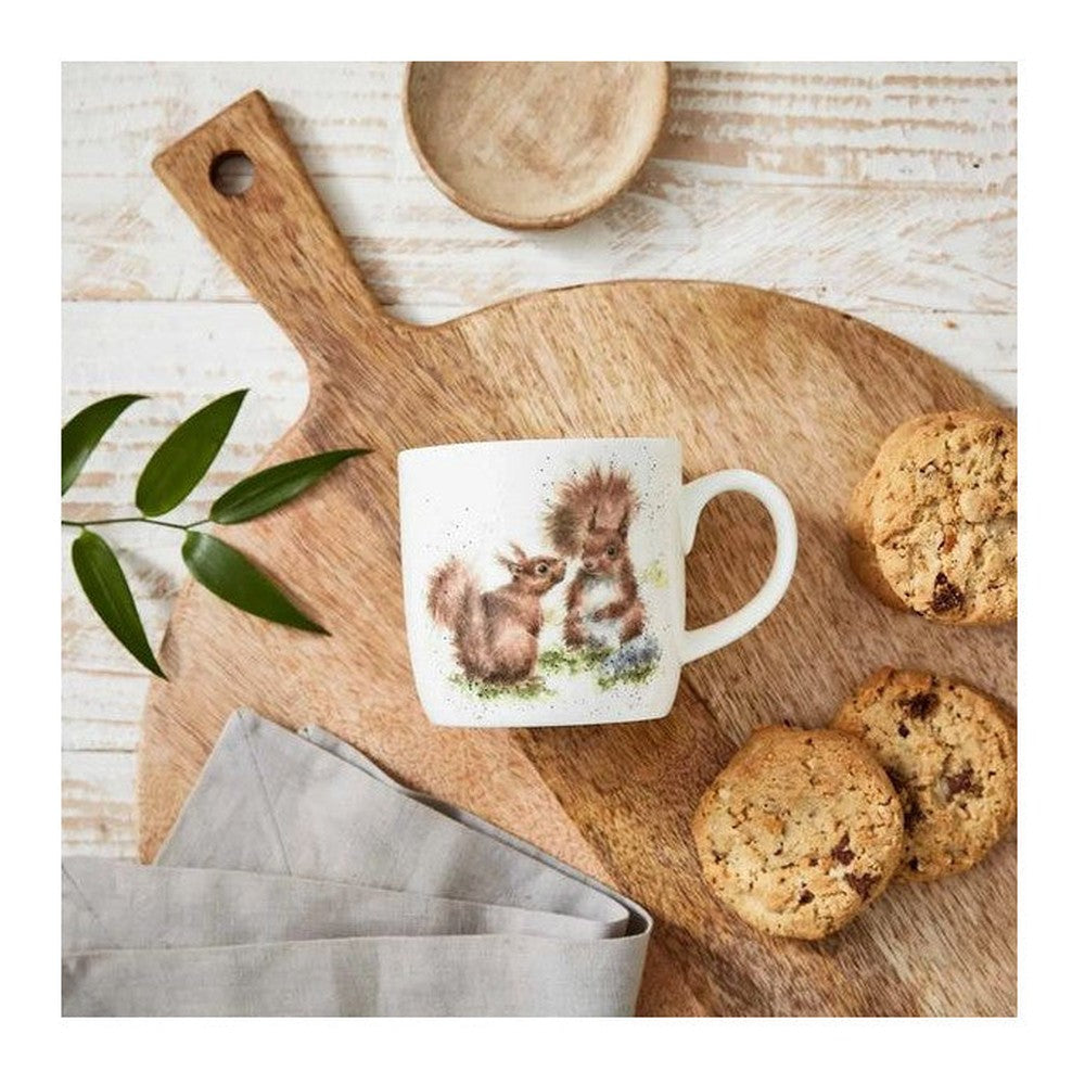 Kubek porcelanowy Wrendale Designs Royal Worcester – wiewiórki, 310 ml – zdjęcie 4