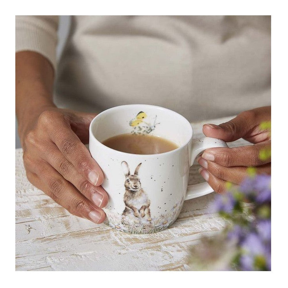 Kubek porcelanowy Wrendale Designs Royal Worcester – zając, 310 ml – zdjęcie 6