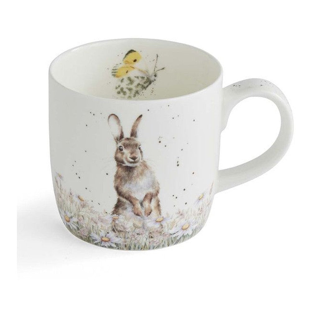Kubek porcelanowy Wrendale Designs Royal Worcester – zając, 310 ml
