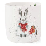 Kubek porcelanowy Wrendale Designs Royal Worcester – zajączek i rudzik, 310 ml – zdjęcie 6