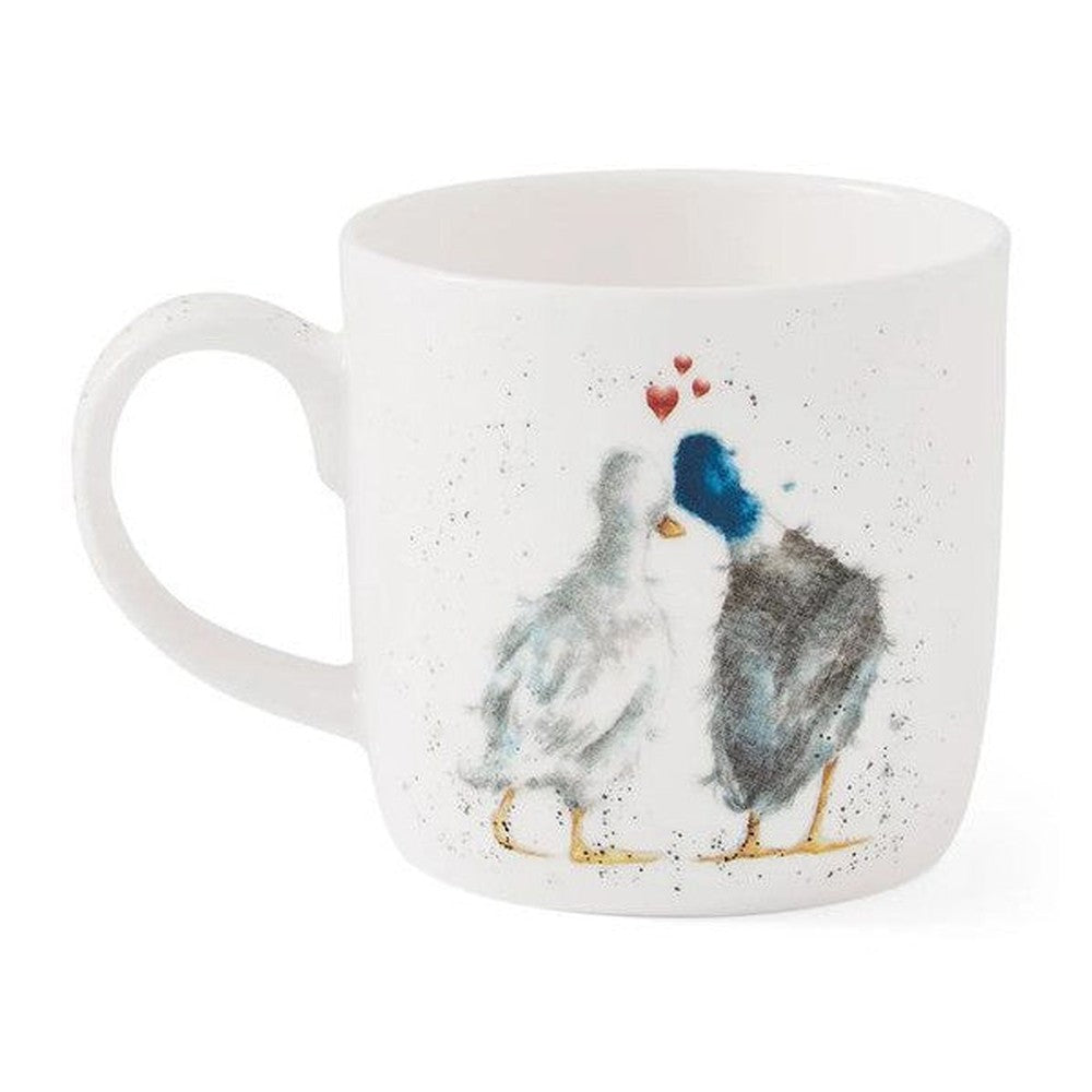Kubek porcelanowy Wrendale Designs Royal Worcester – zakochane kaczki, 310 ml – zdjęcie 3